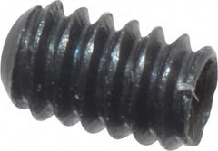 Value Collection - #0-80 UNF, 3/32" OAL, Cup Point Set Screw - Grade 8 Alloy Steel, 0.028" Key - Benchmark Tooling