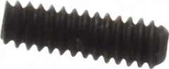 Value Collection - #0-80 UNF, 3/16" OAL, Cup Point Set Screw - Grade 8 Alloy Steel, 0.028" Key - Benchmark Tooling