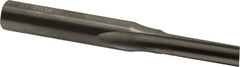 Onsrud - 3/16" Diam, 1/4" Shank Diam, 5/8" Length of Cut, 1 Flute Single Edge Straight Router Bit - 2" Overall Length, Left Hand Cut, Solid Carbide - Benchmark Tooling