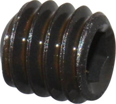 Value Collection - #5-44 UNF, 1/8" OAL, Cup Point Set Screw - Grade 8 Alloy Steel, 1/16" Key - Benchmark Tooling