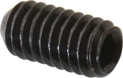 Value Collection - #5-44 UNF, 1/4" OAL, Cup Point Set Screw - Grade 8 Alloy Steel, 1/16" Key - Benchmark Tooling