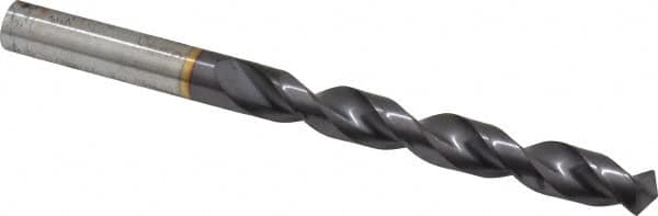 Guhring - 7/16" 130° Powdered Metal Jobber Drill - FIREX Finish, Right Hand Cut, Parabolic Flute, Straight Shank, 5-19/32" OAL, Cone Relief Point - Benchmark Tooling