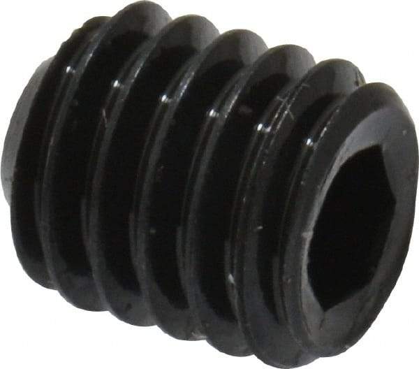 Value Collection - #8-36 UNF, 3/16" OAL, Cup Point Set Screw - Grade 8 Alloy Steel, 5/64" Key - Benchmark Tooling