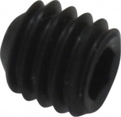 Value Collection - #10-32 UNF, 3/16" OAL, Cup Point Set Screw - Grade 8 Alloy Steel, 3/32" Key - Benchmark Tooling
