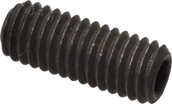 Value Collection - #10-32 UNF, 1/2" OAL, Cup Point Set Screw - Grade 8 Alloy Steel, 3/32" Key - Benchmark Tooling