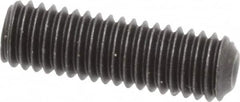 Value Collection - #10-32 UNF, 5/8" OAL, Cup Point Set Screw - Grade 8 Alloy Steel, 3/32" Key - Benchmark Tooling
