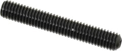Value Collection - #10-32 UNF, 1-1/4" OAL, Cup Point Set Screw - Grade 8 Alloy Steel, 3/32" Key - Benchmark Tooling