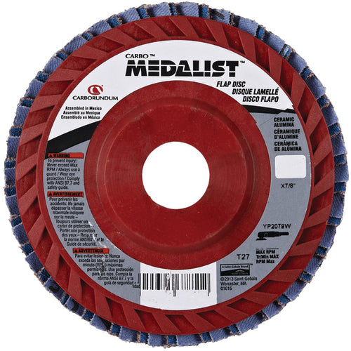 4 1/2″ × 5/8″-11″ 60 Grit Flap Disc - Benchmark Tooling