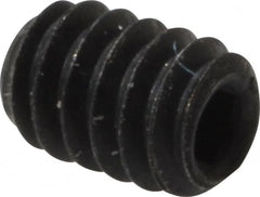 Value Collection - #2-56 UNC, 1/8" OAL, Cup Point Set Screw - Grade 8 Alloy Steel, 0.035" Key - Benchmark Tooling