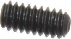 Value Collection - #2-56 UNC, 3/16" OAL, Cup Point Set Screw - Grade 8 Alloy Steel, 0.035" Key - Benchmark Tooling