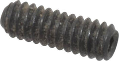 Value Collection - #2-56 UNC, 1/4" OAL, Cup Point Set Screw - Grade 8 Alloy Steel, 0.035" Key - Benchmark Tooling
