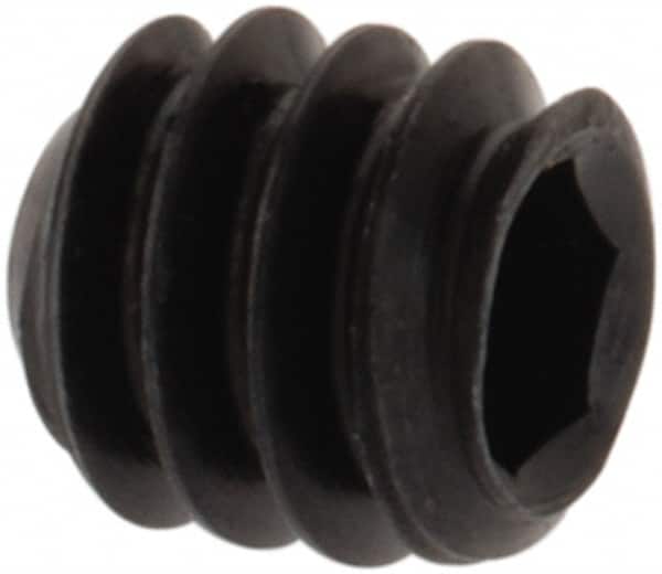 Value Collection - #3-48 UNC, 3/32" OAL, Cup Point Set Screw - Grade 8 Alloy Steel, 0.05" Key - Benchmark Tooling