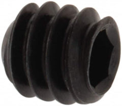 Value Collection - #3-48 UNC, 3/32" OAL, Cup Point Set Screw - Grade 8 Alloy Steel, 0.05" Key - Benchmark Tooling