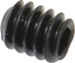 Value Collection - #3-48 UNC, 1/8" OAL, Cup Point Set Screw - Grade 8 Alloy Steel, 0.05" Key - Benchmark Tooling