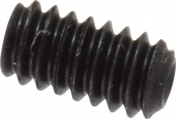 Value Collection - #3-48 UNC, 3/16" OAL, Cup Point Set Screw - Grade 8 Alloy Steel, 0.05" Key - Benchmark Tooling