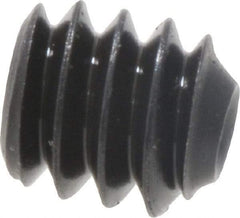 Value Collection - #4-40 UNC, 1/8" OAL, Cup Point Set Screw - Grade 8 Alloy Steel, 0.05" Key - Benchmark Tooling