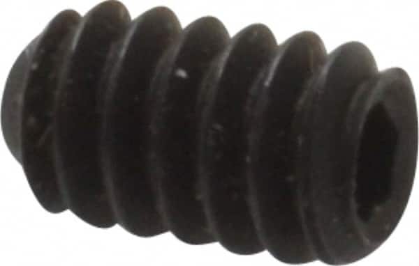 Value Collection - #4-40 UNC, 3/16" OAL, Cup Point Set Screw - Grade 8 Alloy Steel, 0.05" Key - Benchmark Tooling