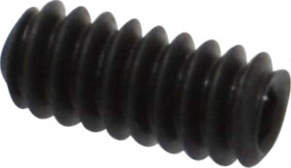 Value Collection - #4-40 UNC, 1/4" OAL, Cup Point Set Screw - Grade 8 Alloy Steel, 0.05" Key - Benchmark Tooling