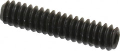 Value Collection - #4-40 UNC, 1/2" OAL, Cup Point Set Screw - Grade 8 Alloy Steel, 0.05" Key - Benchmark Tooling