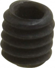Value Collection - #5-40 UNC, 1/8" OAL, Cup Point Set Screw - Grade 8 Alloy Steel, 1/16" Key - Benchmark Tooling