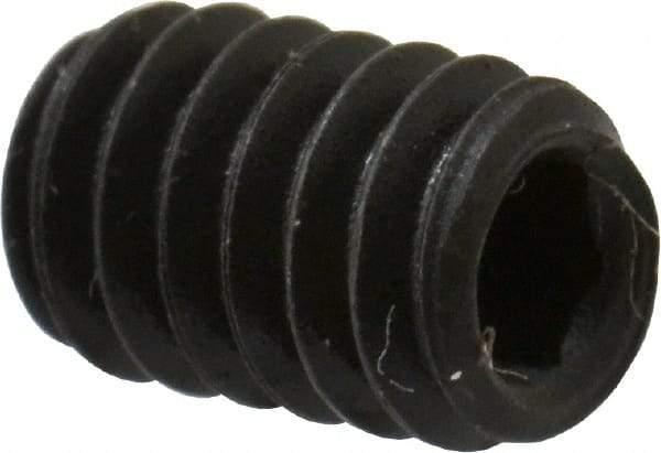 Value Collection - #5-40 UNC, 3/16" OAL, Cup Point Set Screw - Grade 8 Alloy Steel, 1/16" Key - Benchmark Tooling
