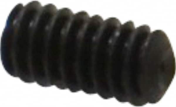 Value Collection - #5-40 UNC, 1/4" OAL, Cup Point Set Screw - Grade 8 Alloy Steel, 1/16" Key - Benchmark Tooling