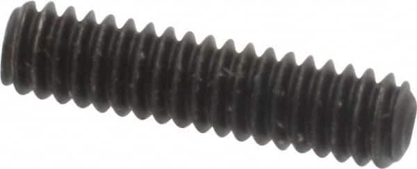 Value Collection - #5-40 UNC, 1/2" OAL, Cup Point Set Screw - Grade 8 Alloy Steel, 1/16" Key - Benchmark Tooling