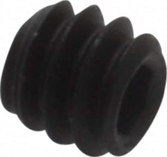 Value Collection - #6-32 UNC, 1/8" OAL, Cup Point Set Screw - Grade 8 Alloy Steel, 1/16" Key - Benchmark Tooling