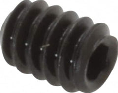 Value Collection - #6-32 UNC, 3/16" OAL, Cup Point Set Screw - Grade 8 Alloy Steel, 1/16" Key - Benchmark Tooling
