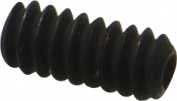 Value Collection - #6-32 UNC, 5/16" OAL, Cup Point Set Screw - Grade 8 Alloy Steel, 1/16" Key - Benchmark Tooling