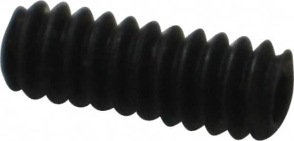 Value Collection - #6-32 UNC, 3/8" OAL, Cup Point Set Screw - Grade 8 Alloy Steel, 1/16" Key - Benchmark Tooling