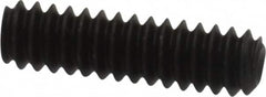 Value Collection - #6-32 UNC, 1/2" OAL, Cup Point Set Screw - Grade 8 Alloy Steel, 1/16" Key - Benchmark Tooling