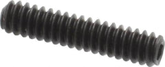 Value Collection - #6-32 UNC, 5/8" OAL, Cup Point Set Screw - Grade 8 Alloy Steel, 1/16" Key - Benchmark Tooling