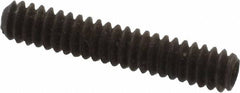 Value Collection - #6-32 UNC, 3/4" OAL, Cup Point Set Screw - Grade 8 Alloy Steel, 1/16" Key - Benchmark Tooling
