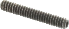 Value Collection - #6-32 UNC, 7/8" OAL, Cup Point Set Screw - Grade 8 Alloy Steel, 1/16" Key - Benchmark Tooling