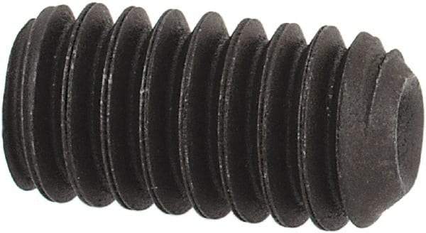 Value Collection - #8-32 UNC, 5/16" OAL, Cup Point Set Screw - Grade 8 Alloy Steel, 5/64" Key - Benchmark Tooling