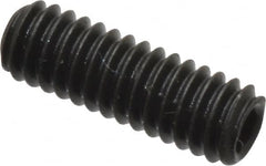 Value Collection - #8-32 UNC, 1/2" OAL, Cup Point Set Screw - Grade 8 Alloy Steel, 5/64" Key - Benchmark Tooling