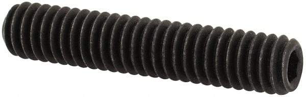 Value Collection - #8-32 UNC, 7/8" OAL, Cup Point Set Screw - Grade 8 Alloy Steel, 5/64" Key - Benchmark Tooling