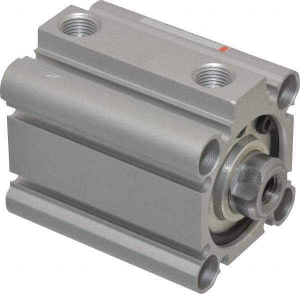 SMC PNEUMATICS - 1" Stroke x 1-1/4" Bore Double Acting Air Cylinder - 1/8 Port, 5/16-24 Rod Thread, 145 Max psi, 15 to 160°F - Benchmark Tooling