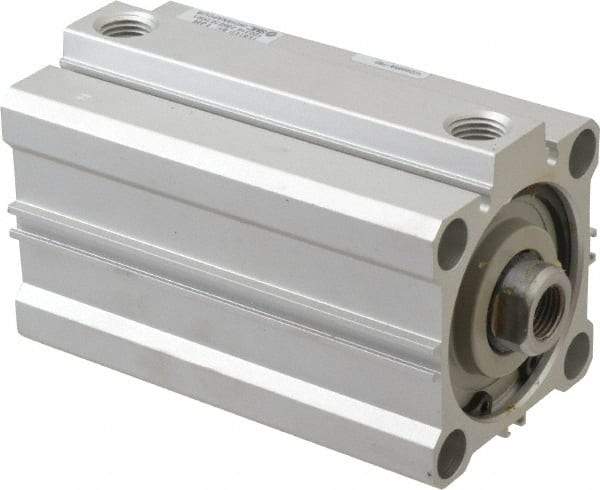 SMC PNEUMATICS - 2-15/16" Stroke x 2" Bore Double Acting Air Cylinder - 1/4 Port, 1/2-20 Rod Thread, 145 Max psi, 15 to 160°F - Benchmark Tooling