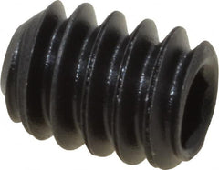 Value Collection - #10-24 UNC, 1/4" OAL, Cup Point Set Screw - Grade 8 Alloy Steel, 3/32" Key - Benchmark Tooling