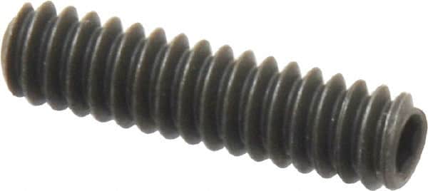 Value Collection - #10-24 UNC, 3/4" OAL, Cup Point Set Screw - Grade 8 Alloy Steel, 3/32" Key - Benchmark Tooling
