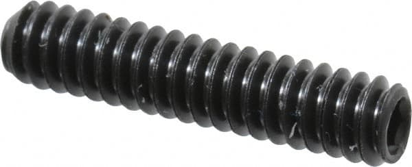 Value Collection - #10-24 UNC, 7/8" OAL, Cup Point Set Screw - Grade 8 Alloy Steel, 3/32" Key - Benchmark Tooling