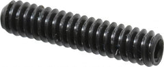 Value Collection - #10-24 UNC, 7/8" OAL, Cup Point Set Screw - Grade 8 Alloy Steel, 3/32" Key - Benchmark Tooling