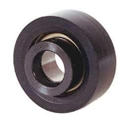 Value Collection - 5/8" ID, 1-1/8" OAL x 47.37mm OAH Rubber Mount Spherical Insert - 1,060 Lb Static Cap, 2,110 Lb Dyn Cap, Chrome Carbon Steel with Rubber Booting - Benchmark Tooling