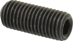 Value Collection - 5/16-24 UNF, 3/4" OAL, Cup Point Set Screw - Grade 8 Alloy Steel, 5/32" Key - Benchmark Tooling