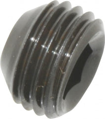 Value Collection - 3/8-24 UNF, 1/4" OAL, Cup Point Set Screw - Grade 8 Alloy Steel, 3/16" Key - Benchmark Tooling