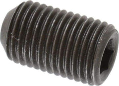 Value Collection - 3/8-24 UNF, 5/8" OAL, Cup Point Set Screw - Grade 8 Alloy Steel, 3/16" Key - Benchmark Tooling