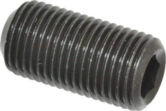 Value Collection - 1/2-20 UNF, 1" OAL, Cup Point Set Screw - Grade 8 Alloy Steel, 1/4" Key - Benchmark Tooling