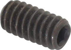 Value Collection - 1/4-20 UNC, 1/2" OAL, Cup Point Set Screw - Grade 8 Alloy Steel, 1/8" Key - Benchmark Tooling